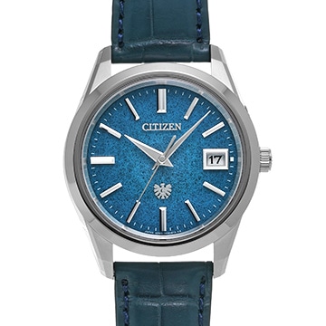 シチズン ザ シチズン 紺碧 AQ4100-14L ブルー メンズ 時計 【中古】【wristwatch】