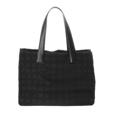 シャネル ニュートラベル トート MM ブラック A15991 ナイロン レディース バッグ 【中古】【bag】