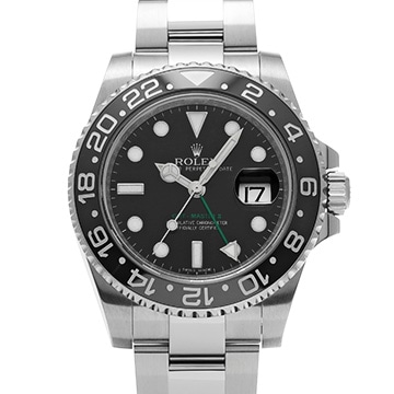 ロレックス GMTマスターII 116710LN ブラック メンズ 時計 【中古】【wristwatch】