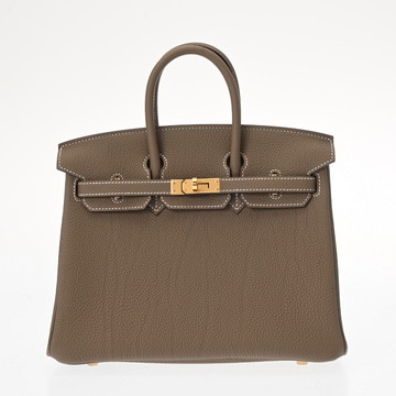 エルメス バーキン 25 エトゥープ トゴ レディース バッグ 【未使用】【bag】
