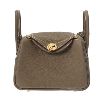 エルメス リンディ ミニ 2 エトゥープ トリヨンクレマンス レディース バッグ 【未使用】【bag】