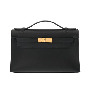エルメス ポシェット ケリー  ブラック ヴォースイフト レディース バッグ 【未使用】【bag】