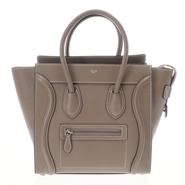 セリーヌ ラゲージ マイクロ スリ 189793DRU.09SO ドラムドカーフ レディース バッグ 【中古】【bag】