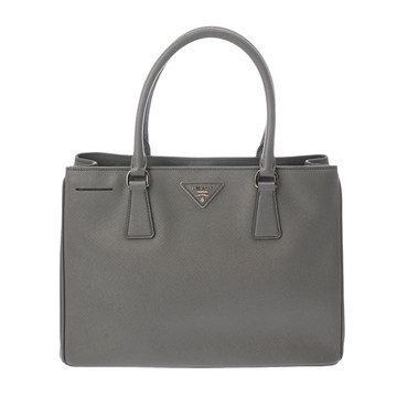 プラダ 2WAY グレー 1BA874 サフィアーノレザー レディース バッグ 【中古】【bag】