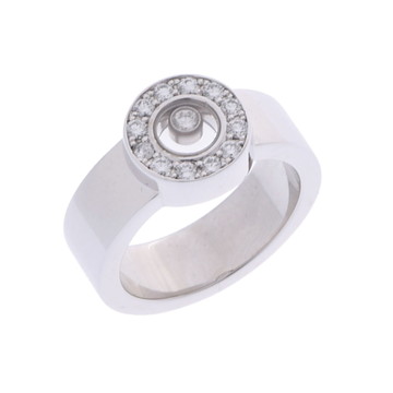 ショパール ハッピーダイヤ リング シルバー 82/3087 K18ホワイトゴールド WG レディース ジュエリー 【中古】【jewelry】