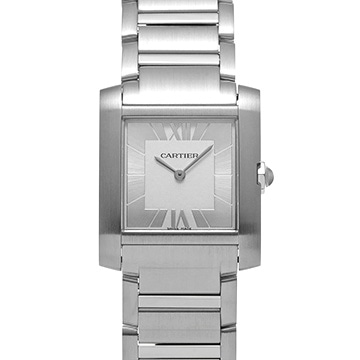 カルティエ タンク フランセーズ MM 日本限定 WSTA0086 シルバー レディース 時計 【中古】【wristwatch】
