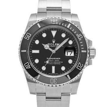 ロレックス サブマリーナ デイト 116610LN ブラック メンズ 時計 【中古】【wristwatch】