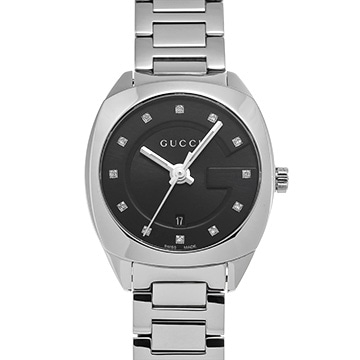 グッチ GG2570 YA142503 ブラック/ダイヤモンド レディース 時計 【中古】【wristwatch】