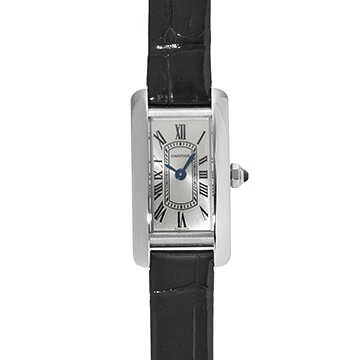 カルティエ タンク アメリカン ウォッチ ミニ WSTA0081 シルバー レディース 時計 【中古】【wristwatch】