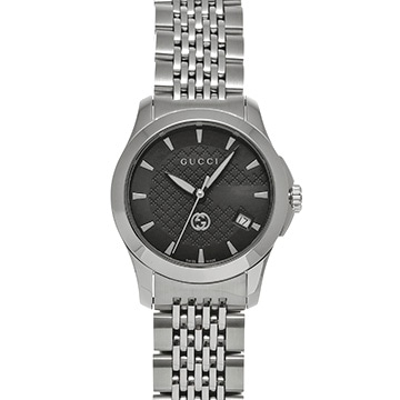 グッチ Gタイムレス YA1265006 ブラック レディース 時計 【中古】【wristwatch】