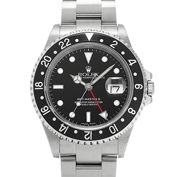 ロレックス GMTマスターII 16710 ブラック メンズ 時計 【中古】【wristwatch】