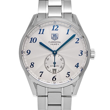 タグ ホイヤー カレラ ヘリテージ キャリバー6 WAS2111.BA0732 シルバー メンズ 時計 【中古】【wristwatch】