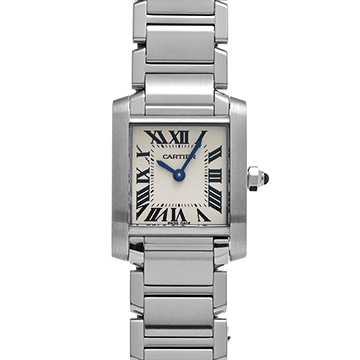 カルティエ タンクフランセーズ SM　 W51008Q3 シルバー レディース 時計 【中古】【wristwatch】