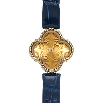 ヴァン クリーフ&アーペル スウィート アルハンブラ VCAR08WT00 ゴールド レディース 時計 【中古】【wristwatch】