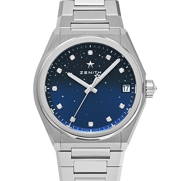 ゼニス デファイ ミッドナイト 03.9200.670/01.MI001 ブルー ユニセックス 時計 【中古】【wristwatch】