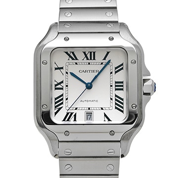 カルティエ サントス ドゥ カルティエ LM WSSA0009 シルバー メンズ 時計 【中古】【wristwatch】