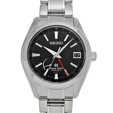 グランドセイコー スプリングドライブ GMT SBGE011 ブラック メンズ 時計 【中古】【wristwatch】