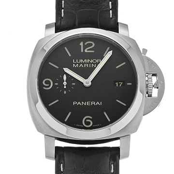 パネライ ルミノールマリーナ 1950 3デイズ オートマティック アッチャイオ PAM00312 ブラック メンズ 時計 【中古】【wristwatch】