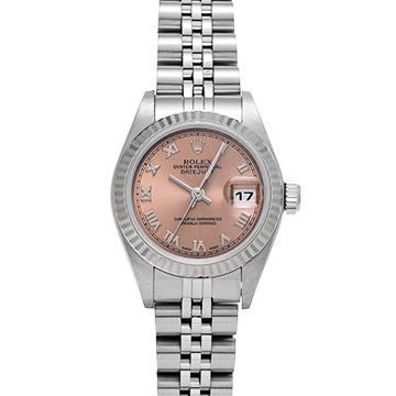 ロレックス デイトジャスト 79174 ピンク レディース 時計 【中古】【wristwatch】
