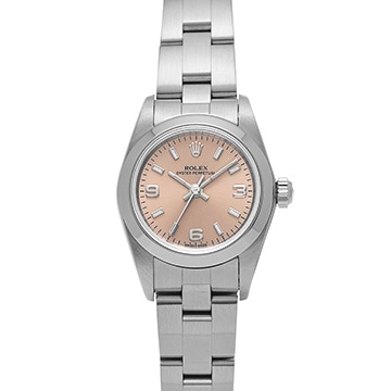 ロレックス オイスターパーペチュアル 76080 ピンク レディース 時計 【中古】【wristwatch】
