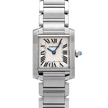 カルティエ タンクフランセーズ SM　 W51008Q3 シルバー レディース 時計 【中古】【wristwatch】