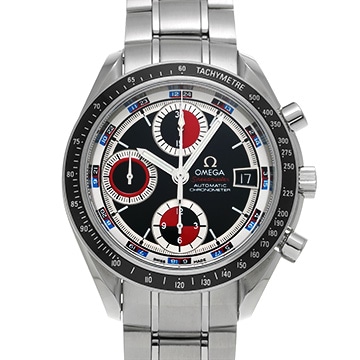 オメガ スピードマスター デイト 3210.52 ブラック/レッド メンズ 時計 【中古】【wristwatch】