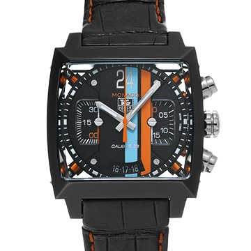 タグ ホイヤー モナコ 24 キャリバー36 クロノグラフ ガルフ CAL5110.FC6265 ブラック メンズ 時計 【中古】【wristwatch】