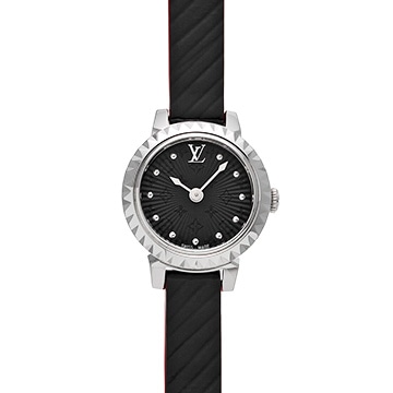 ルイ ヴィトン タンブール ビジュ Q1M05 ブラック レディース 時計 【中古】【wristwatch】