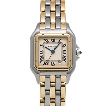カルティエ パンテール MM 3ロウ 83083244 シルバー レディース 時計 【中古】【wristwatch】