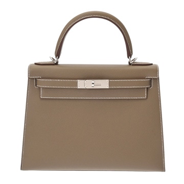 エルメス ケリー 28 外縫い 2WAY エトゥープ ヴォーエプソン レディース バッグ 【未使用】【bag】