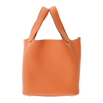 エルメス ピコタン ロック PM オレンジ トリヨンクレマンス レディース バッグ 【未使用】【bag】