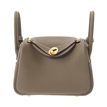 エルメス リンディ ミニ 2 エトゥープ トリヨンクレマンス レディース バッグ 【未使用】【bag】