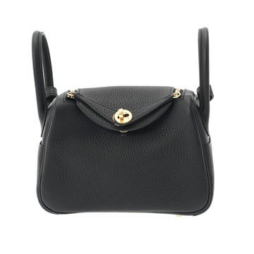 エルメス リンディ ミニ 2 ブラック トリヨンクレマンス レディース バッグ 【未使用】【bag】