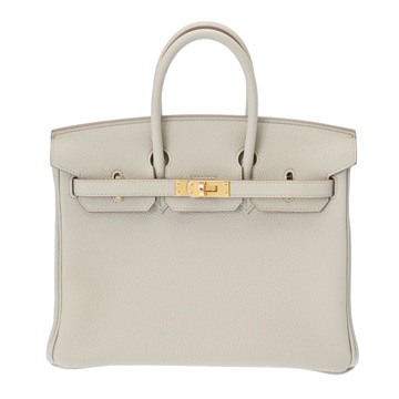 エルメス バーキン 25 パールグレー トゴ レディース バッグ 【未使用】【bag】