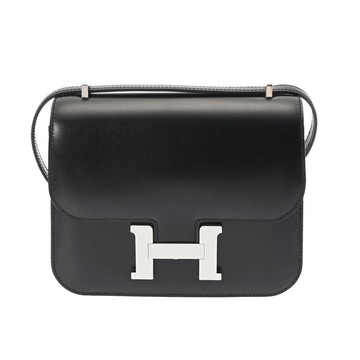 エルメス コンスタンス3 18 ミロワール ブラック ボックスカーフ レディース バッグ 【未使用】【bag】