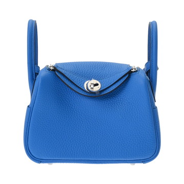 エルメス リンディ ミニ 2 ブルーザンジバル トリヨンクレマンス レディース バッグ 【中古】【bag】