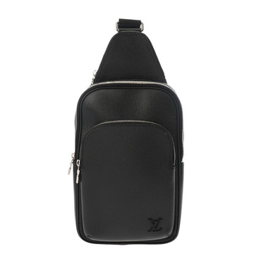 ルイ ヴィトン タイガ アヴェニュースリングバッグ ブラック M30863 レザー メンズ バッグ 【中古】【bag】