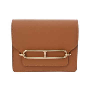 エルメス ルリ スリムウォレット テールバテュー/ヴェールフィズ エバーカラー ユニセックス 財布 【中古】【purse】