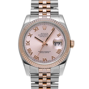 ロレックス デイトジャスト 116231 ピンク メンズ 時計 【中古】【wristwatch】
