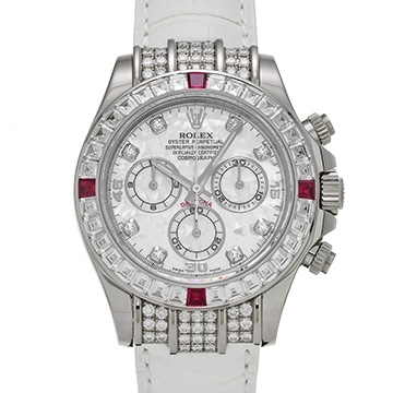 ロレックス コスモグラフ デイトナ 1165994RU ホワイトシェル/ダイヤモンド メンズ 時計 【中古】【wristwatch】