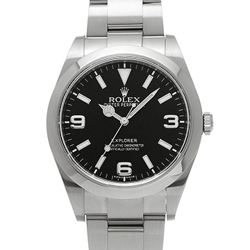 ロレックス エクスプローラー 214270 ブラック メンズ 時計 【中古】【wristwatch】
