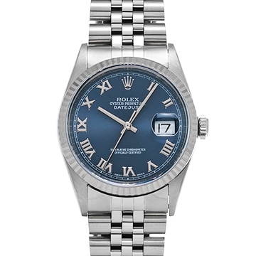ロレックス デイトジャスト 16234 ブルー メンズ 時計 【中古】【wristwatch】