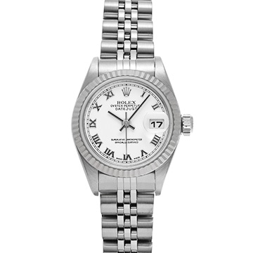 ロレックス デイトジャスト 79174 ホワイト レディース 時計 【中古】【wristwatch】