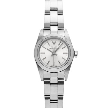ロレックス オイスターパーペチュアル 76080 シルバー レディース 時計 【中古】【wristwatch】