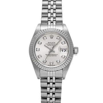 ロレックス デイトジャスト 79174G シルバー/ダイヤモンド レディース 時計 【中古】【wristwatch】