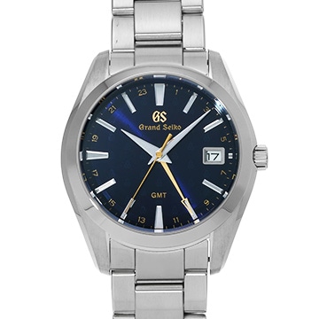 グランドセイコー ヘリテージコレクション クォーツ GMT クォーツウォッチ 50th SBGN009 ディープブルー メンズ 時計 【中古】【wristwatch】