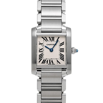 カルティエ タンクフランセーズ SM　 W51008Q3 シルバー レディース 時計 【中古】【wristwatch】