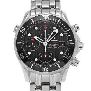 オメガ シーマスター ダイバー300 クロノグラフ 213.30.42.40.01.001 ブラック メンズ 時計 【中古】【wristwatch】