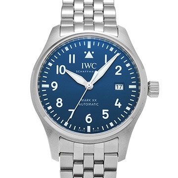 IWC パイロットウォッチ マーク XX IW328204 ブルー メンズ 時計 【中古】【wristwatch】