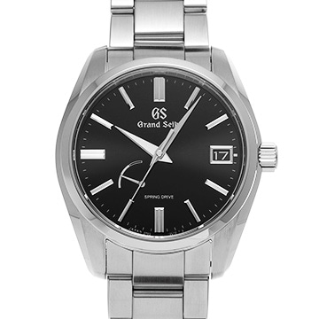 グランドセイコー ヘリテージコレクション スプリングドライブ SBGA467 ブラック メンズ 時計 【中古】【wristwatch】